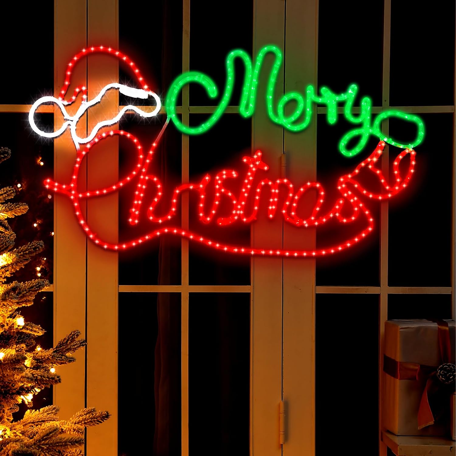 Merry Christmas Lighted Sign Outdoor 49