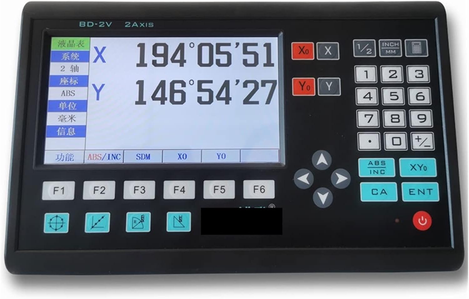 Magnetic Angle Pulse 2 3 Axes Displacement SensorRotary Digital Linear Mini Scale Readout Lathe Milling Machine Practical and Reliable(BD-2V)