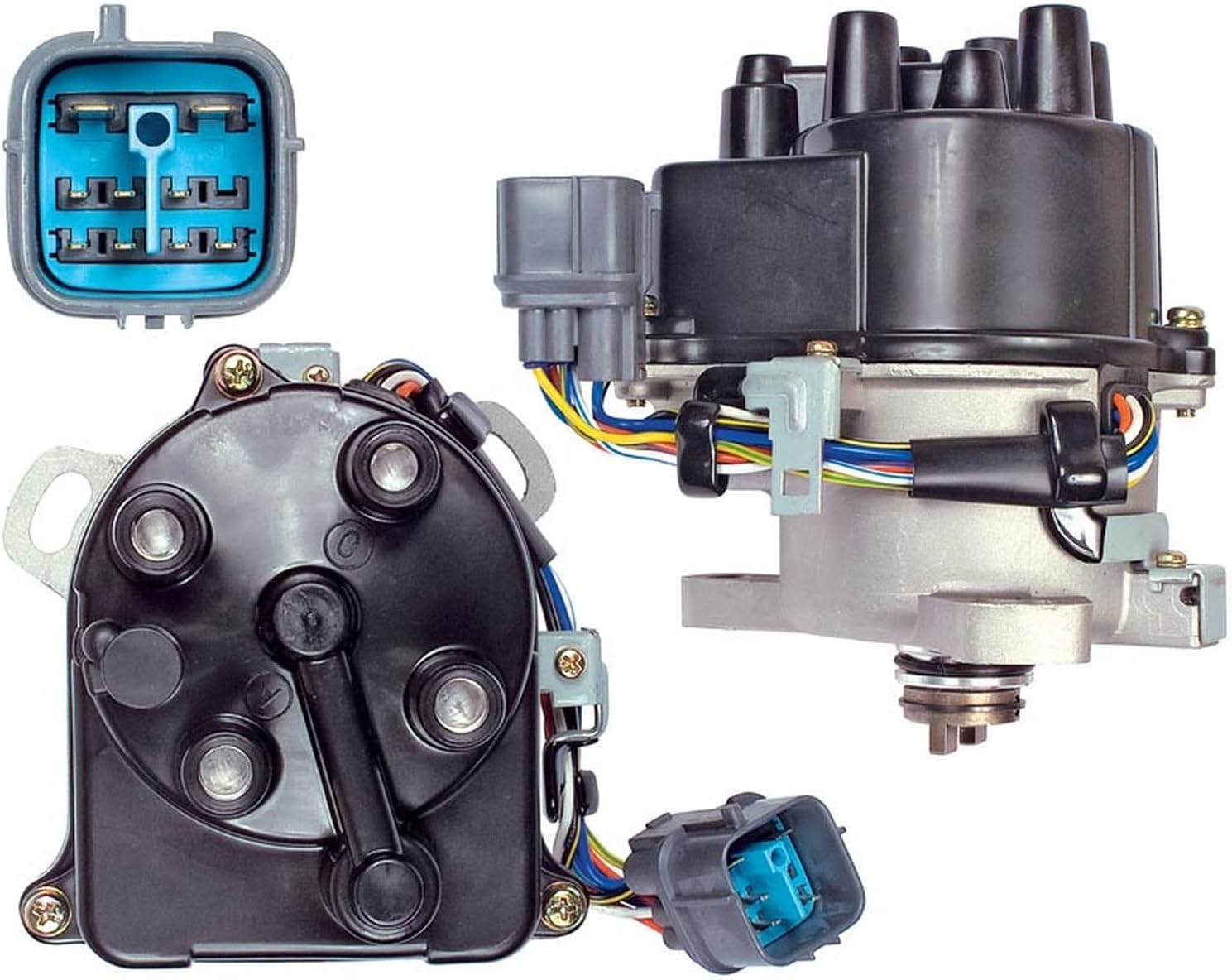 OEG Parts New Distributor Compatible With Acura Integra LS B18B 1.8 1996 1997 1998 1999 2000 2001, Replaces 30100-P75-A03, 30105-P75-A01, TD-85U