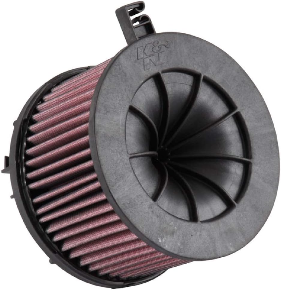 K&N Engine Air Filter: Increase Power & Acceleration, Washable, Premium, Replacement Car Air Filter: Compatible with 2015-2018 AUDI (A4, A5, A5 Sportback), E-0647