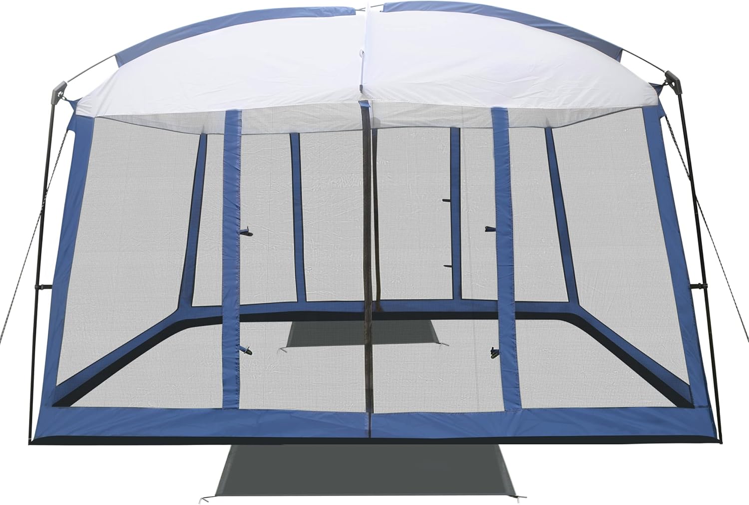 Backyard Expressions 11' x 9' Screen Tent - Blue Screen House for Backyard, Camping, Picnics and Tailgating - 914891