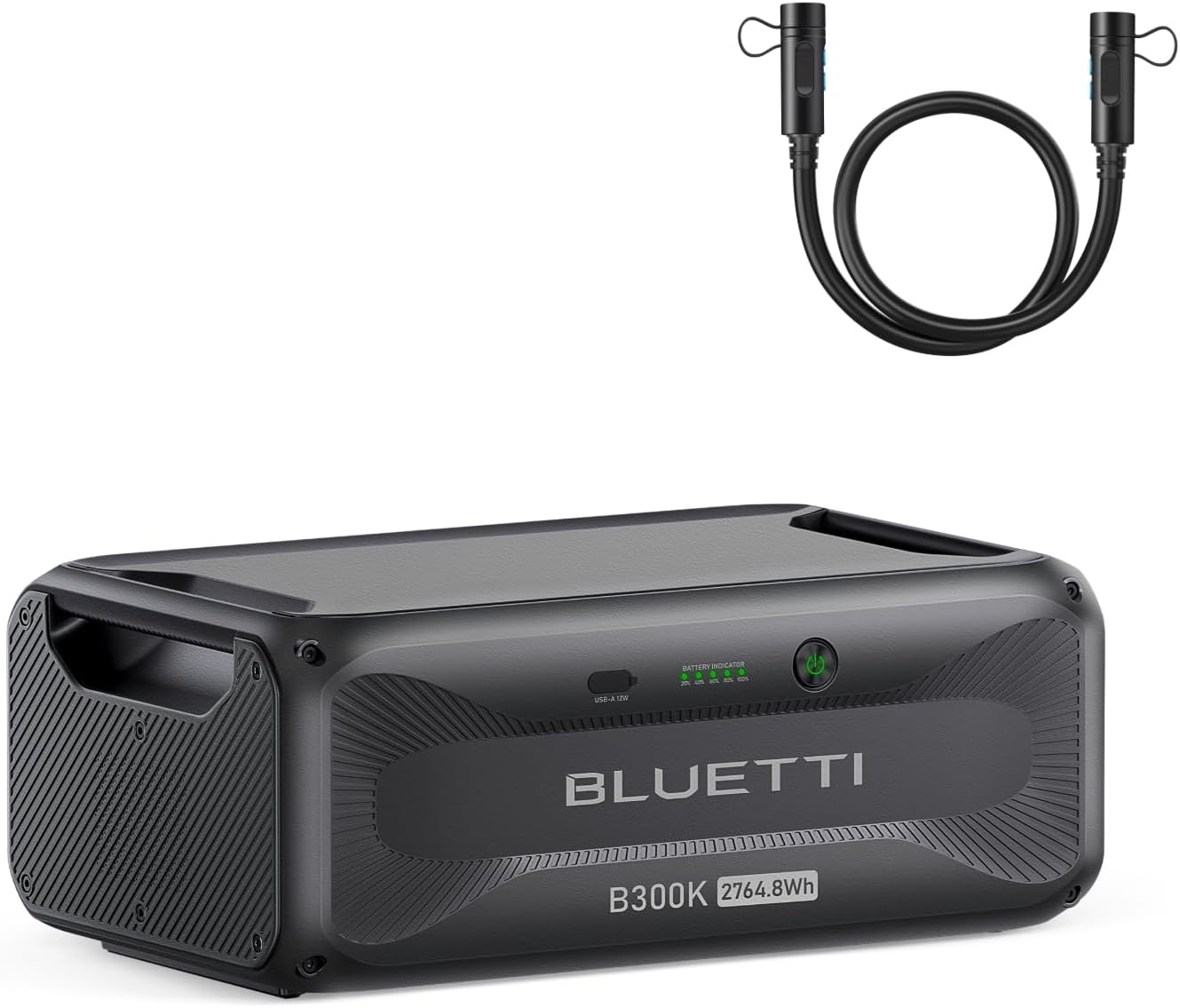 BLUETTI B300K Expansion Battery, 2764.8Wh LiFePO4 Battery Pack for Power Station AC200L AC300 AC500 AC200MAX, Extra Battery for Home, Emergency, Road Trip