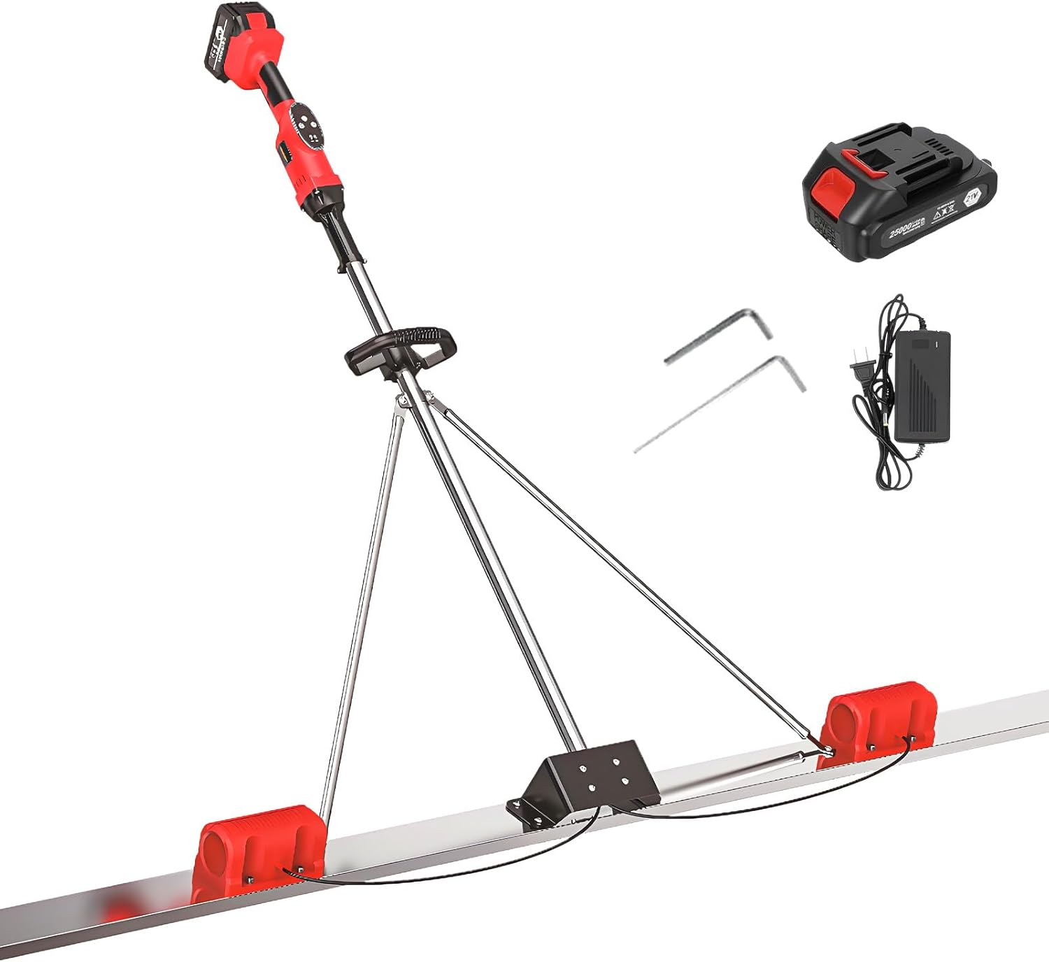 200CM Concrete Leveling Ruler, Vibrating Screed, 59