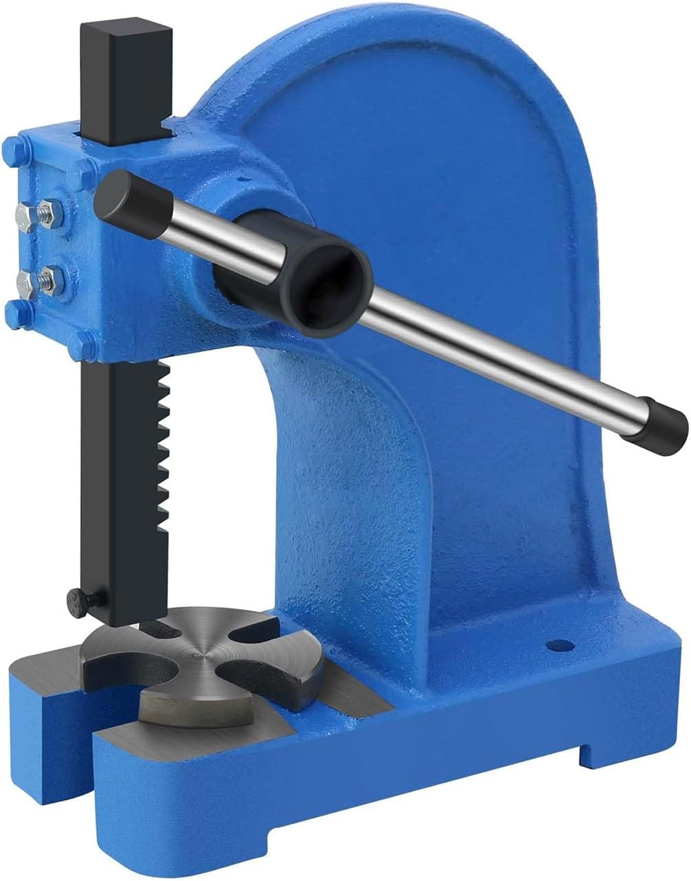 8.4 Inch Maximum Height, Heavy Duty Cast Iron Bench Press,Manual Mandrel Press 2 Ton, for Riveting, Punching Presses, Manual Bench Press Metal Mandrel Presses，Heavy Duty Arbor Presses(0.5 Ton)