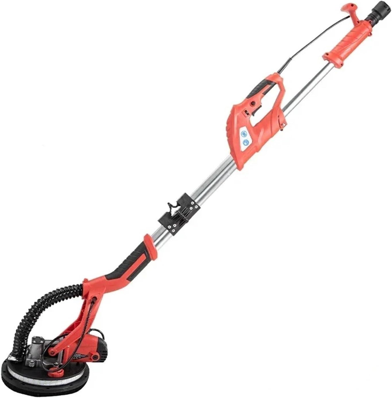 Electric Drywall Polishing Sander 750W Polishing Machine Extendable with LED Strip Light Foldable Electric Drywall Sander