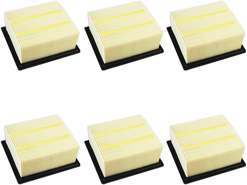 6PCS 53034051AB Air Filter Compatible with Dodge Ram 2500 3500 PICKUP 4500 5500(2007-10) & for RAM 2500 3500 4500 5500(2011-24)-6.7 L L6 DIESEL ; (2019-24)-6.4 L V8 Gas Replaces 46930 CA10261
