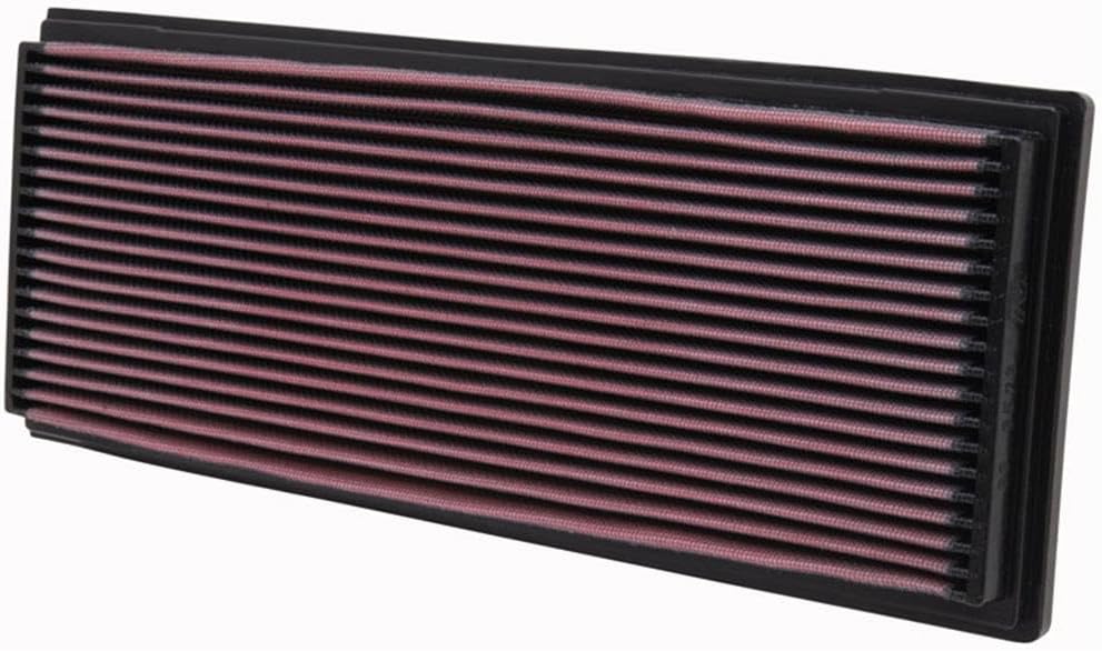 K&N Engine Air Filter: Increase Power & Acceleration, Washable, Premium, Replacement Car Air Filter: Compatible with 1986-1997 AUDI/BMW (A6, V8 Quattro, 530i, 535i, 730iL, 730i, 735i, 735iL), 33-2573