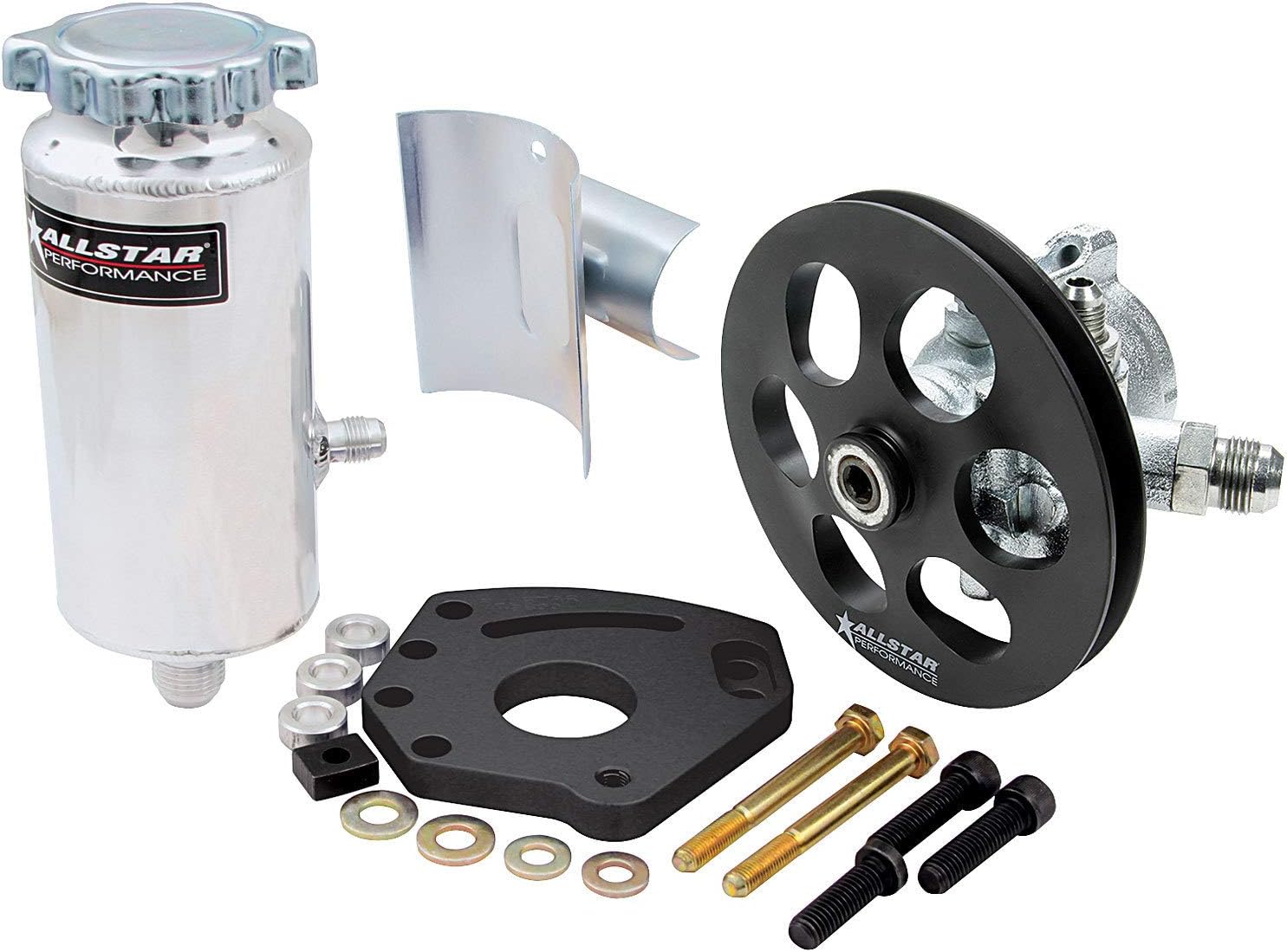 Allstar Performance ALL48240 Head Mount Style Power Steering Kit for Small Block Chevy