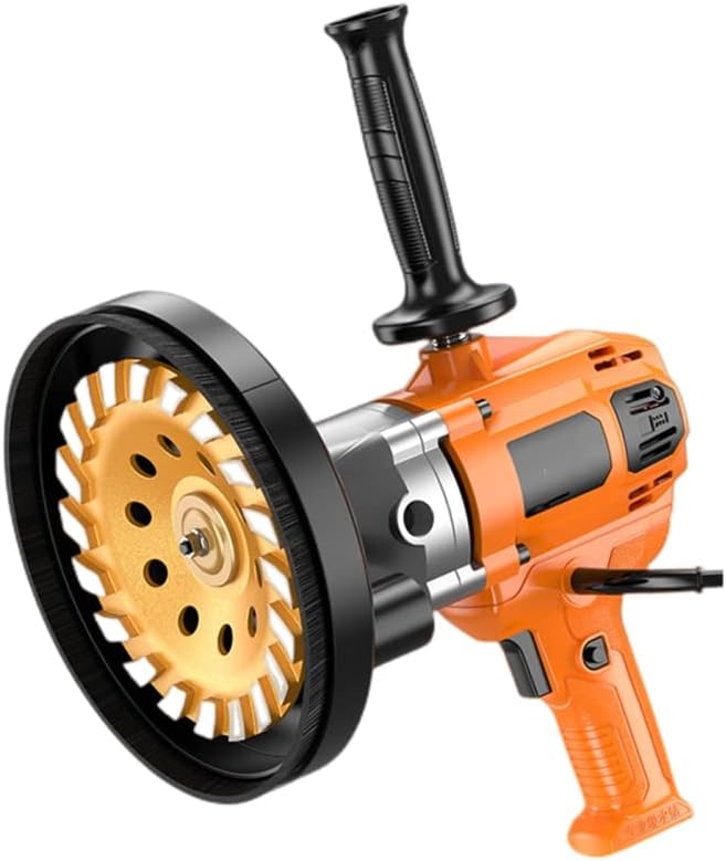 Multi-Function Concrete Grinder and Polisher - High-Power Wall Planer for Efficient Rough Grinding and Smoothing