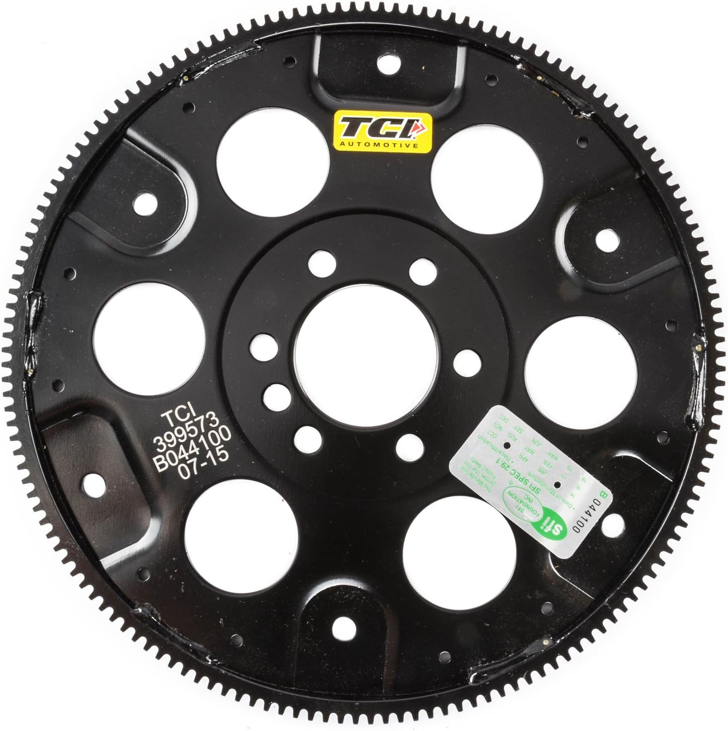 TCI 399573 SBC (Pre-'86) & BBC Flexplate; Internal Balance; Small Bolt Pattern; 153 Tooth