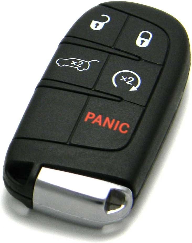 Mopar OEM Jeep Keyless Entry Remote Fob 5-Button Smart Proximity Key (FCC ID: M3N-40821302 / P/N: 68240167)