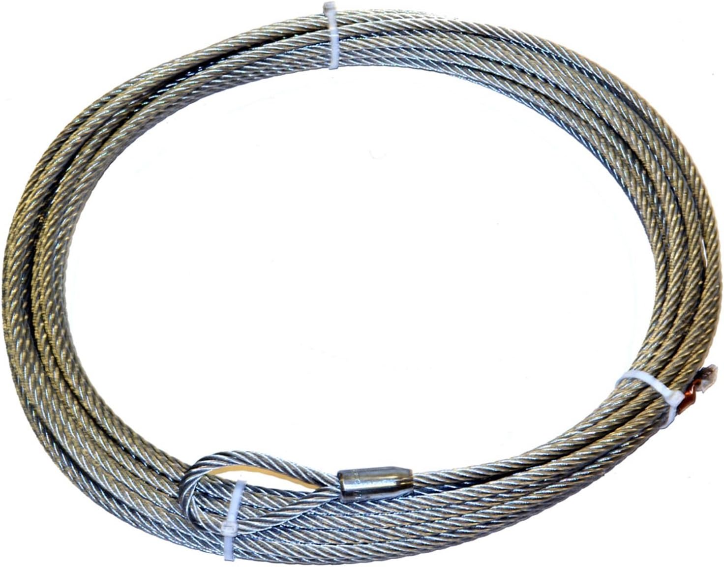 WARN 61950 Winch Accessory: Galvanized Aircraft Steel Cable Wire Rope, 7/16