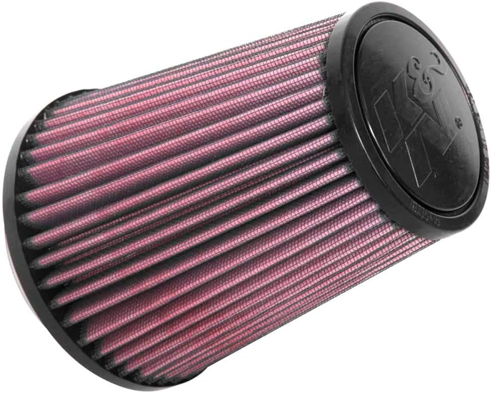 K&N High-Flow Original Lifetime Universal Clamp-On Air Filter: Performance, Premium, Washable: Flange Diameter: 3.125 In, Filter Height: 6 In, Flange Length: 0.75 In, Shape: Round Tapered, RU-3250