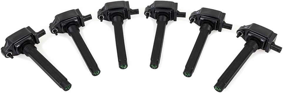 Mishimoto Ignition Coil, Set of 6, Compatible with Jeep Wrangler 2012-2018