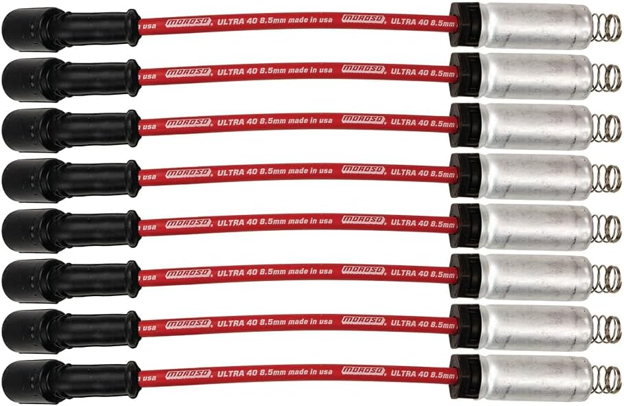 Moroso 73742 Red Ultra 40 8.5MM, Fits GM LS 4.8/5.3/6.0/6.2 Engines, 11