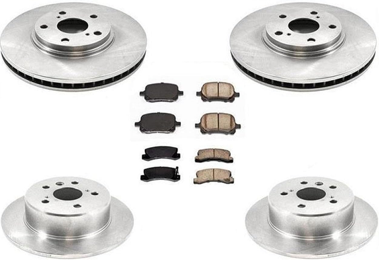 Front and Rear Brake Rotor Brake Pads for Lexus RX300 All Wheel Drive 1999-2001