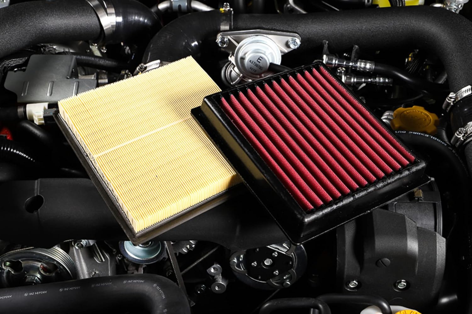 GrimmSpeed Dry-Con Performance Panel Air Filter (060089) Compatible with 19-20 Subaru STI