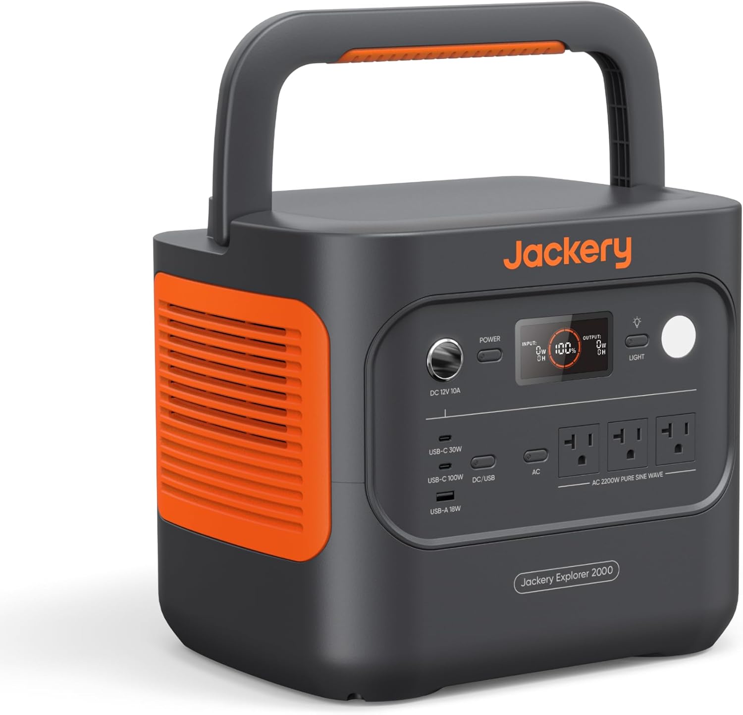 Jackery Solar Generator 2000 v2 with 2x200W Solar Panels, 2042Wh/2200W LiFePo4 Portable Power Station, 20ms UPS Home Backup, USB-C PD 100W Fast Charging for Power Outages, Emergencies, Camping & RVing