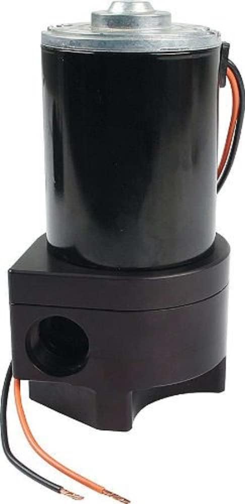 Allstar Performance Allstar PerformanceAllstar-ALL31120 Water Pump, Electric, 12 AN Female O-Ring Inlet and Outlet, Remote Mount, Aluminum, Black Anodize, Each