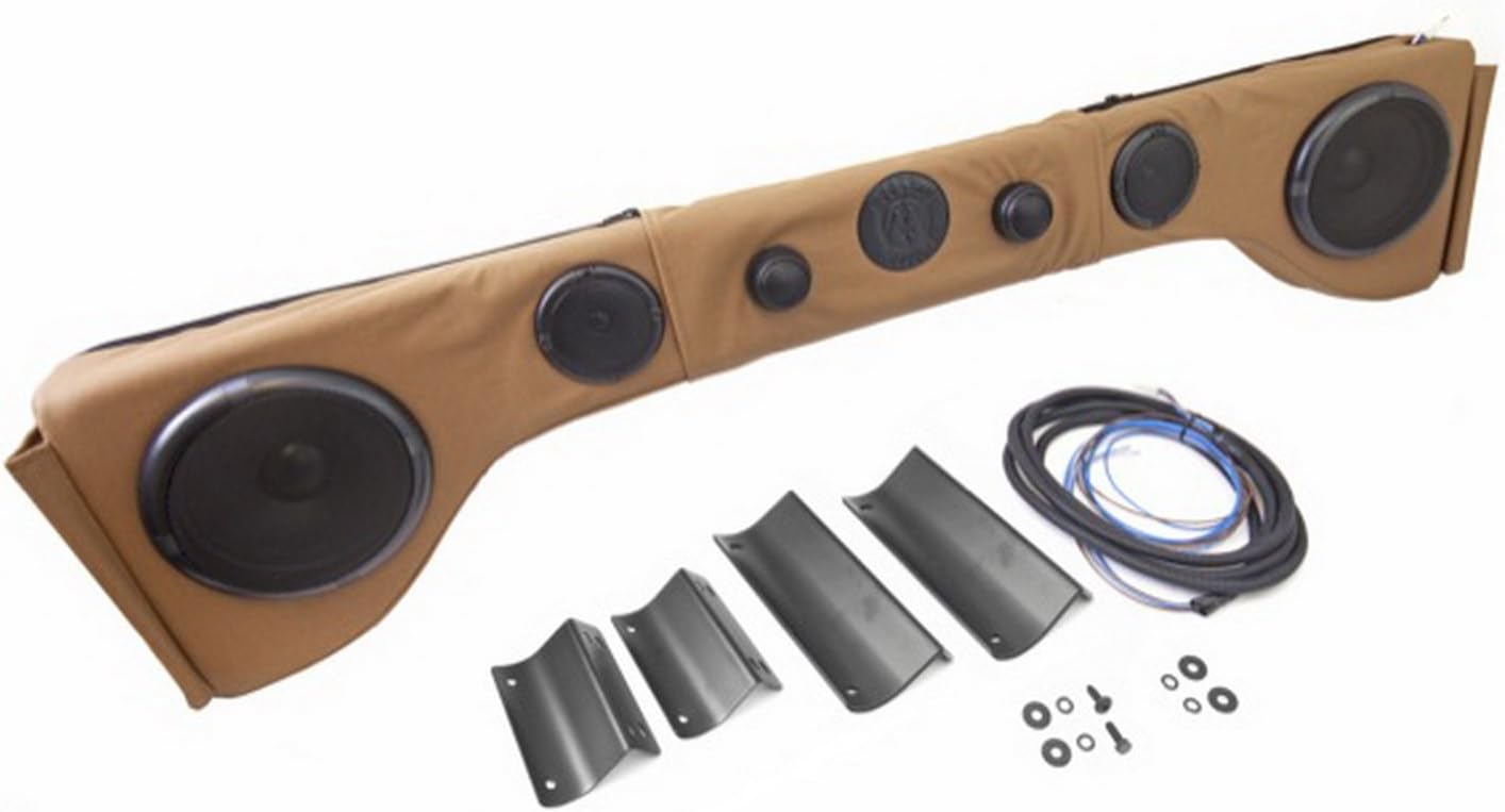 Rugged Ridge 13006.47 6 Speaker Upholstered Spice Sound Bar for Jeep