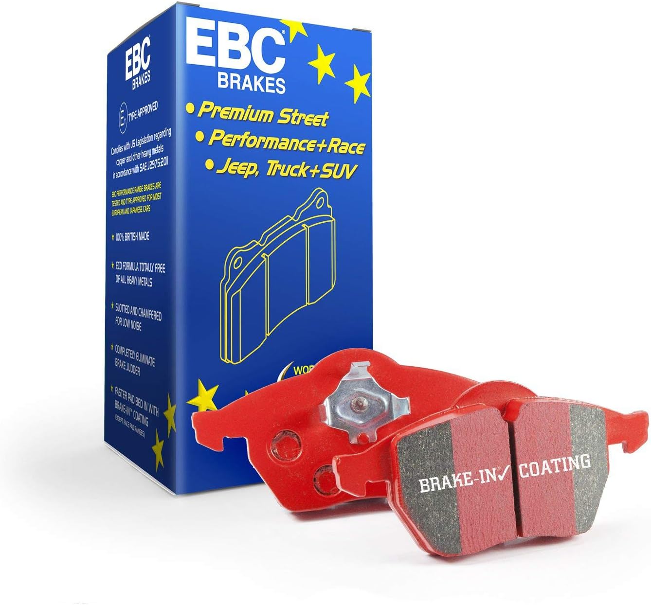 EBC Brakes Redstuff 3000 Series Sport Brake Pad Set DP31330C to Fit VOLKSWAGEN,AUDI,SEAT