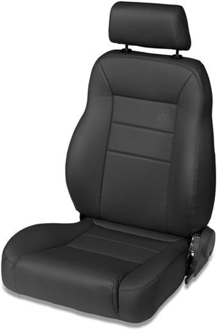 Bestop 3945115 Black Denim Trailmax II Pro Front Seats - Jeep 1976-2006 CJ7 & Wrangler