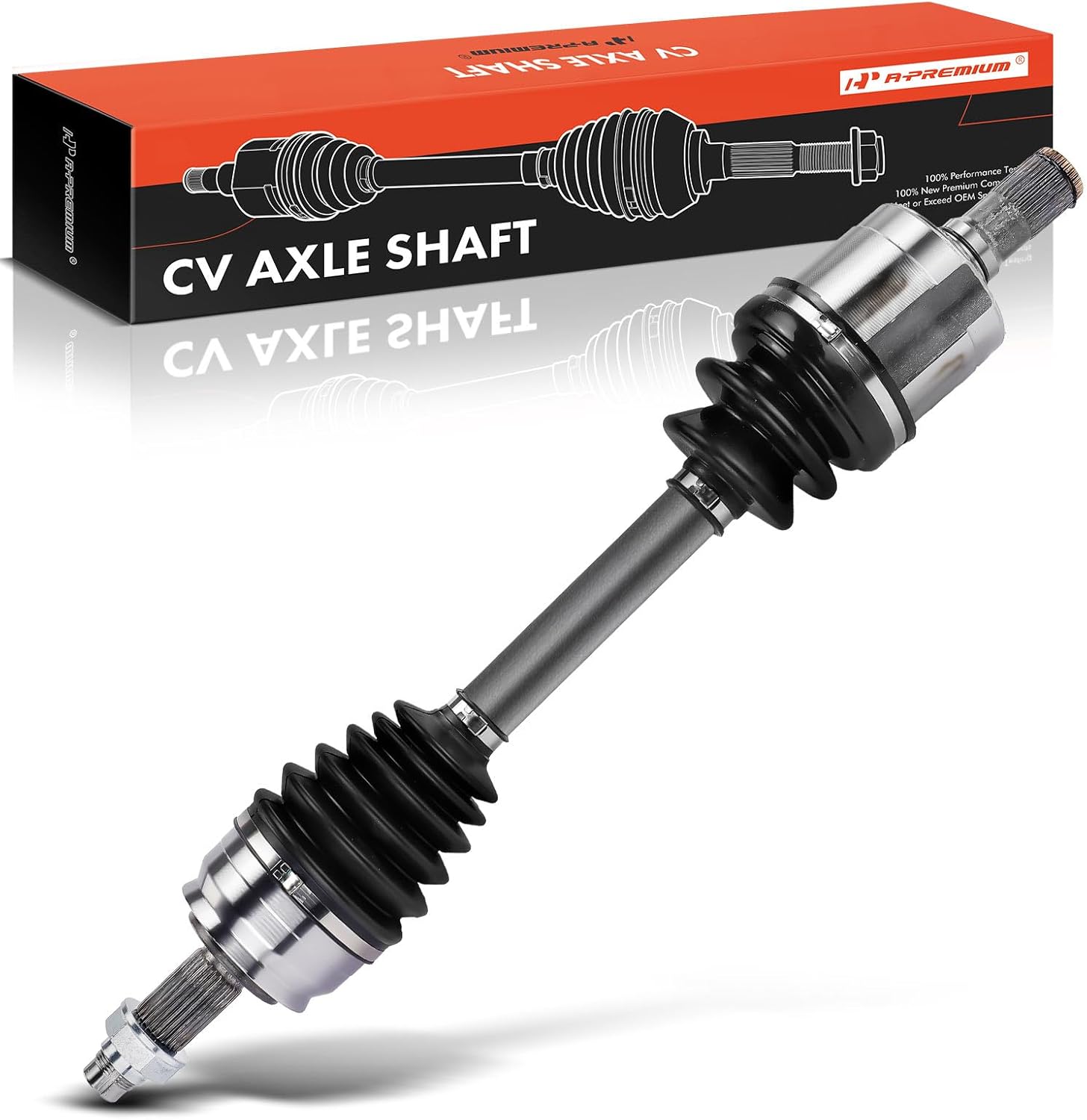 A-Premium CV Axle Shaft Assembly Compatible with Jeep BU Series Renegade 2018-2021 & Fiat 500X 2016-2018, 2.4L, FWD, Front Right Passenger Side