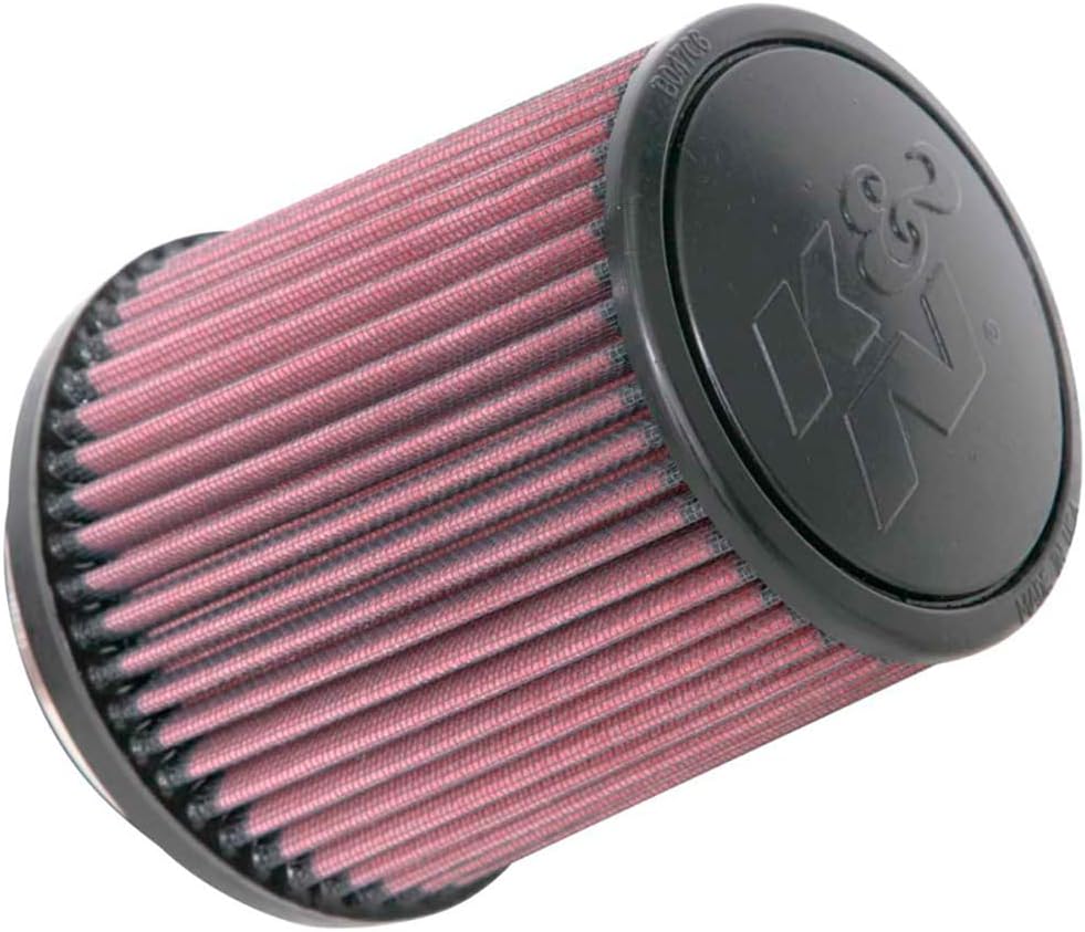 K&N High-Flow Original Lifetime Universal Air Filter: High Performance, Premium, Washable: Flange Diameter: 3.9375 In, Filter Height: 7 In, Flange Length: 0.75 In, Shape: Round Tapered, RF-6102