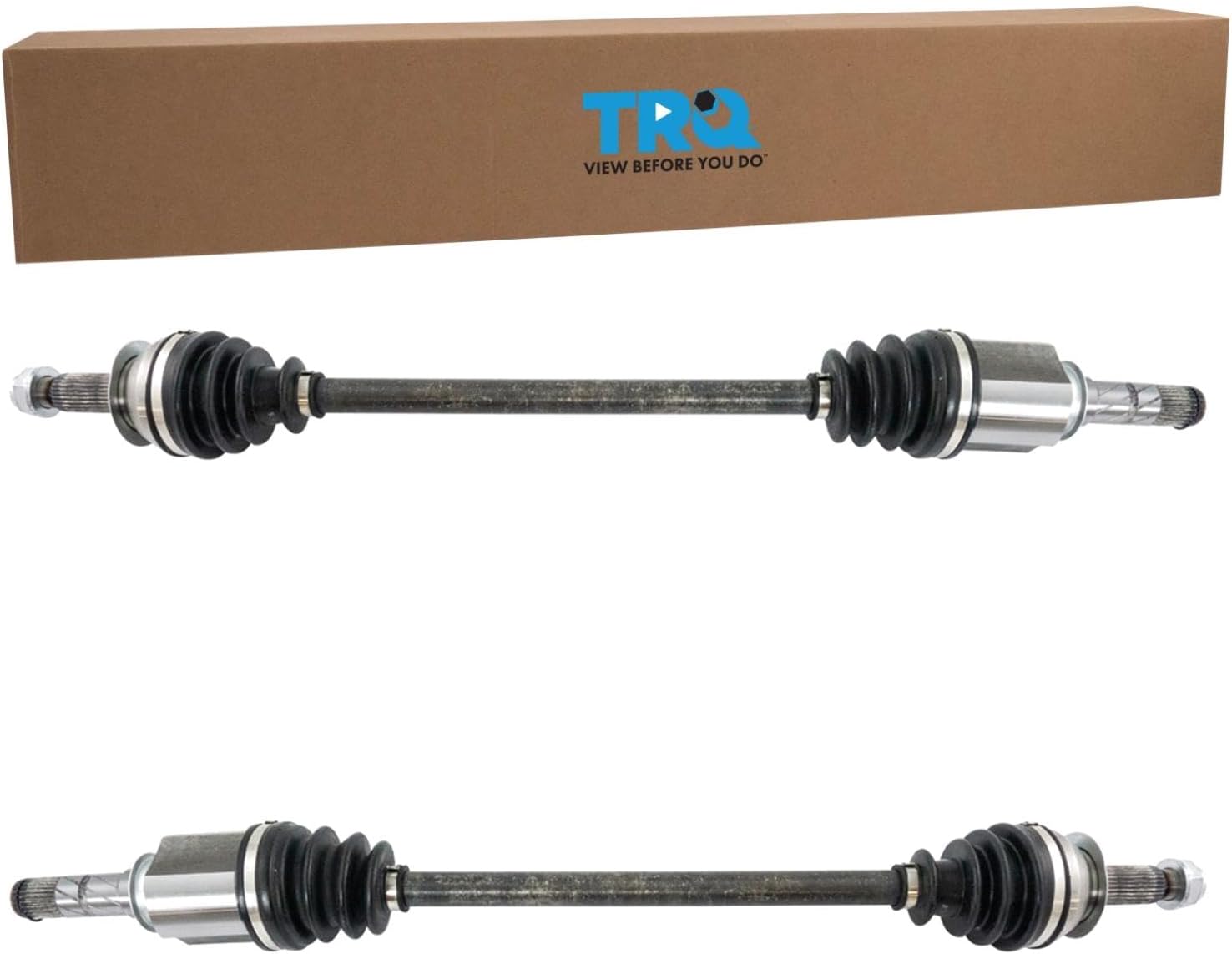 TRQ Front Driver and Passenger Side CV Axle Shaft Assembly Set Compatible with 2009-2013 Subaru Forester 2011-2014 Subaru Impreza