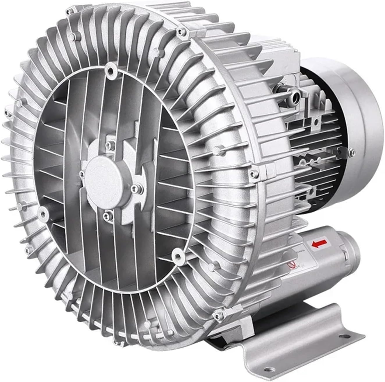1pc High-Pressure Vortex Fan - Industrial Centrifugal Blower for Fish Pond Aeration, Dual-Purpose Blowing and Suction(250W 220V 1-phase E)