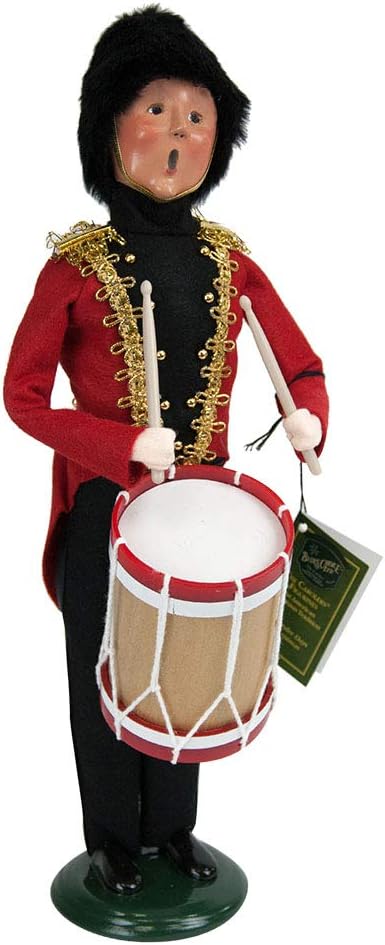 Byers' Choice 12 Drummers Drumming Caroler Figurine 742 from The 12 Days of Christmas Collection
