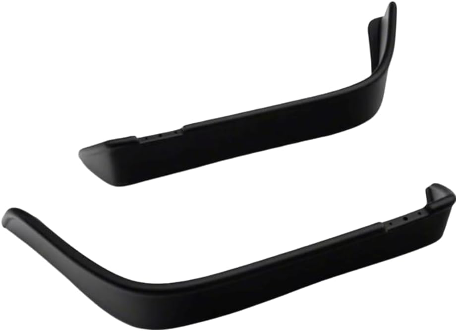 Bushwacker 10063-07 Black Jeep Flat Style Textured Finish Front Fender Flares for 1984-2001 Jeep Cherokee