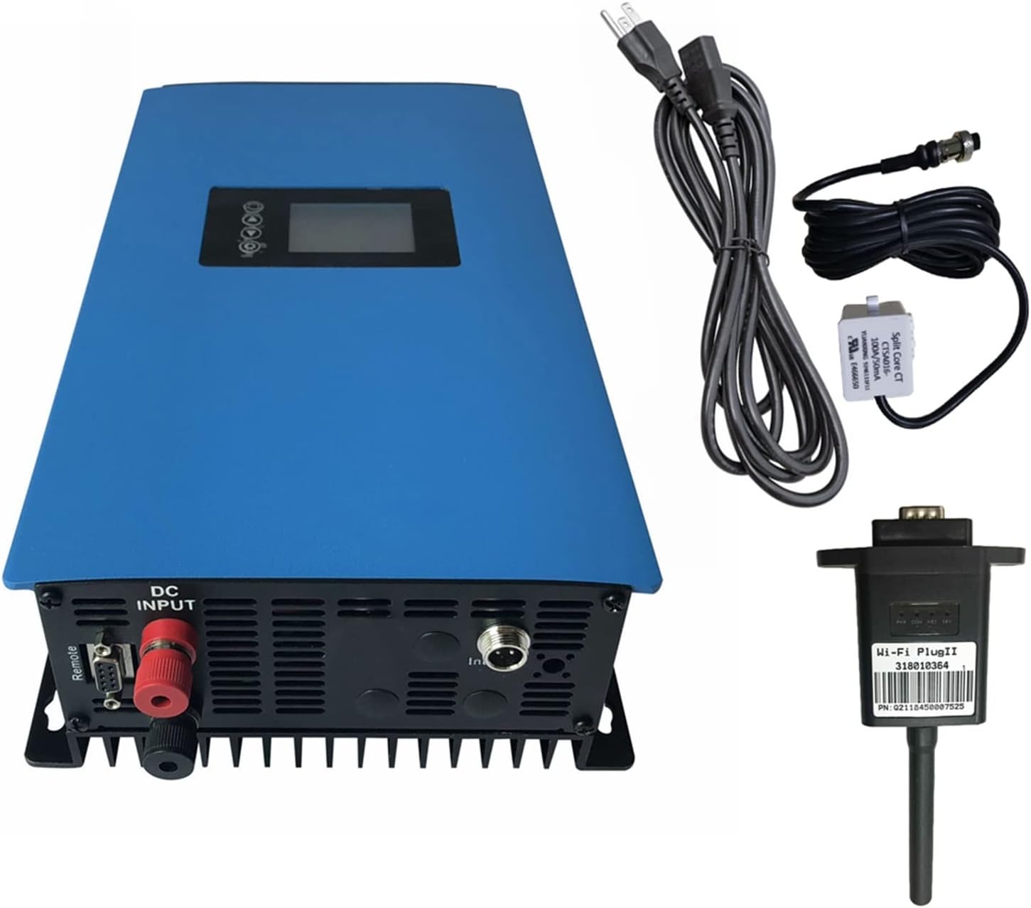 1000W Solar Grid Tie Inverter Pure sine Wave on Grid Inverter DC22-65V or 45-90V to 110V/ 230V AC Low Battery Cut Off(Without WiFi,22-65-95-265V)