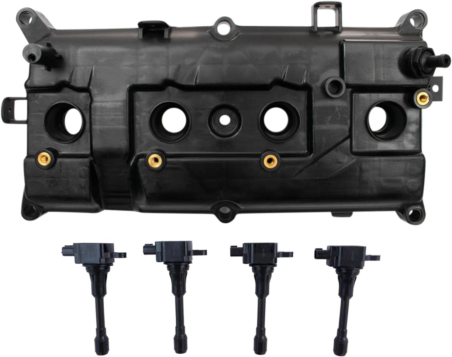 TRQ Ignition Coil Kit 5 Piece Compatible with 2012-2014 Ford Focus