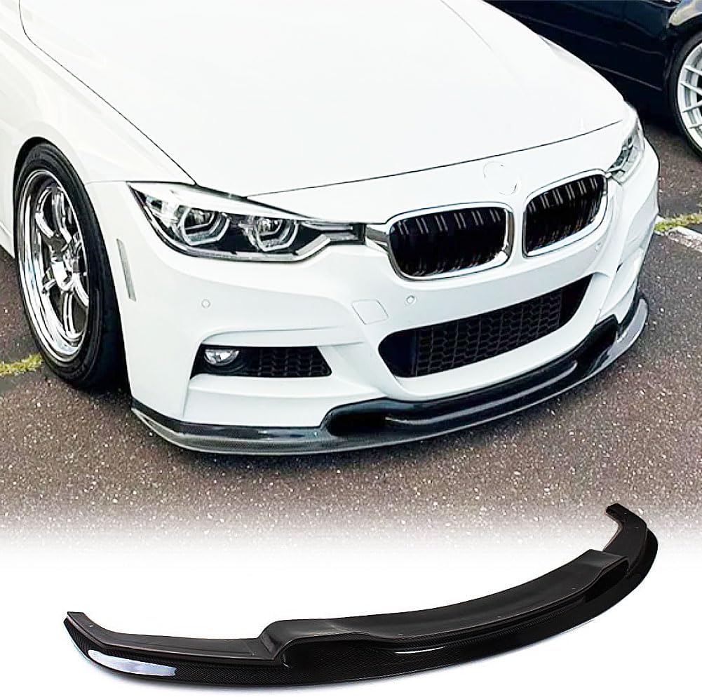 MCARCAR KIT Gloss Black Front Bumper Lip for BMW 3 Series F30 M Sport Sedan 2012-2018 320i 325i 328i 330i 335i 340i M-tech Auto Chin Spoiler Splitter Protector Factory Outlet