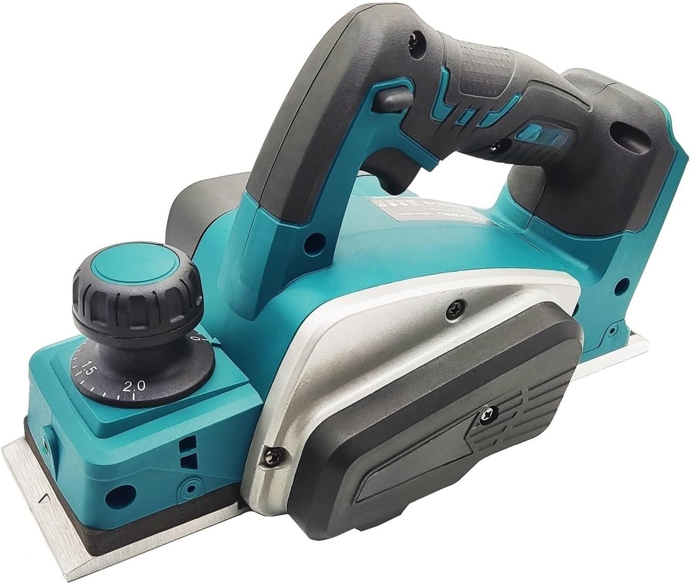 Handheld Electric Planer Cordless Wood Planing Mac Cordless Electric Hand Planer Home DIY Furniture Cutting Tool Power Planer for Woodworking fit 18v Batterys(No Batterys)
