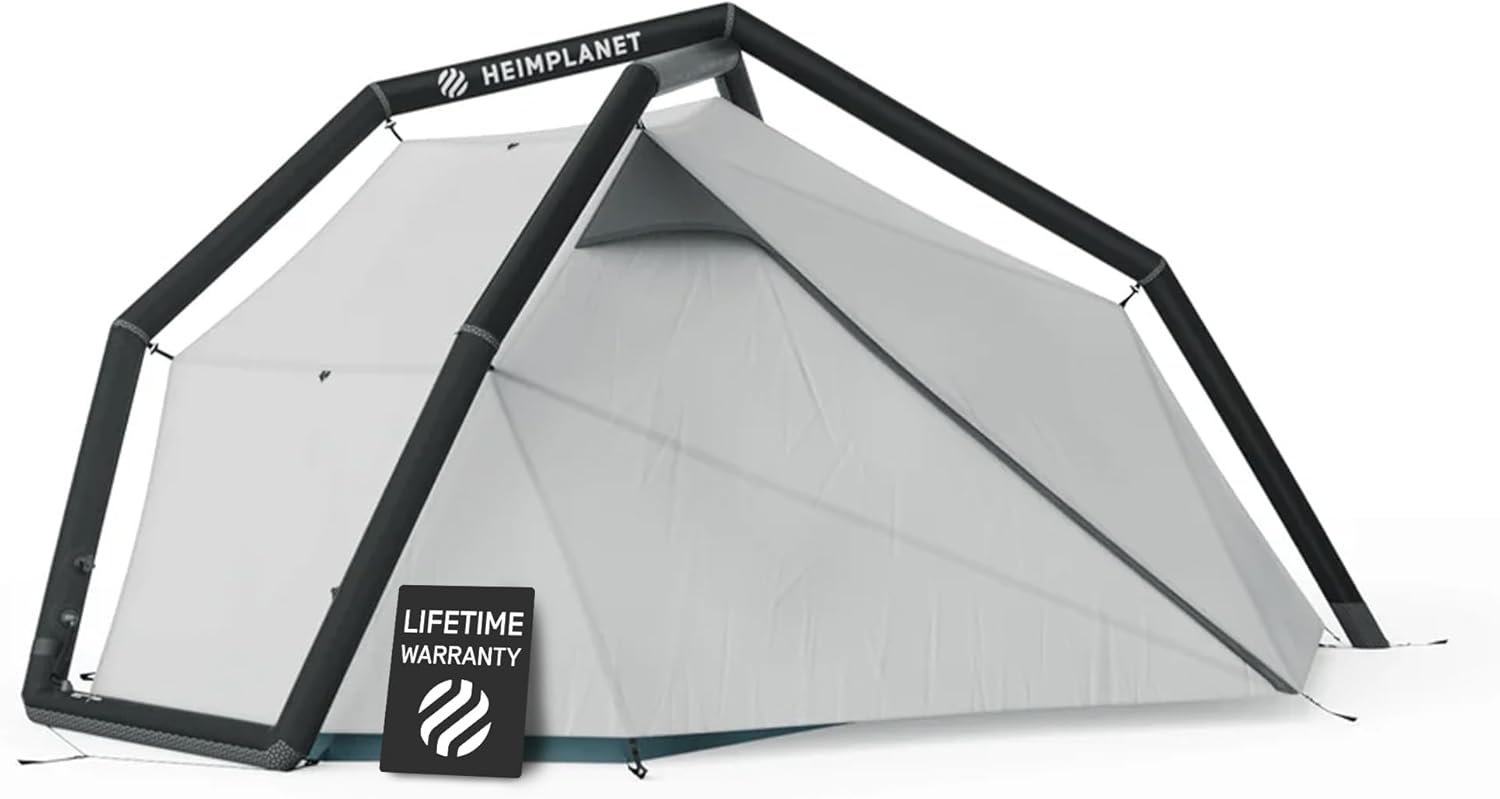 HEIMPLANET Original |FISTRAL V2, 1-2 Person Tent | Inflatable Camping Tent | Outer Tent and Tent Floor - 5000mm | No Tent Poles Required | Supports 1% for The Planet