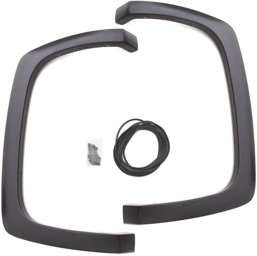 Bushwacker OE Style Factory Rear Fender Flares | 2-Piece Set, Black, Smooth Finish | 31070-02 | Fits 2006-2008 Toyota Rav4 (Base Model Only)