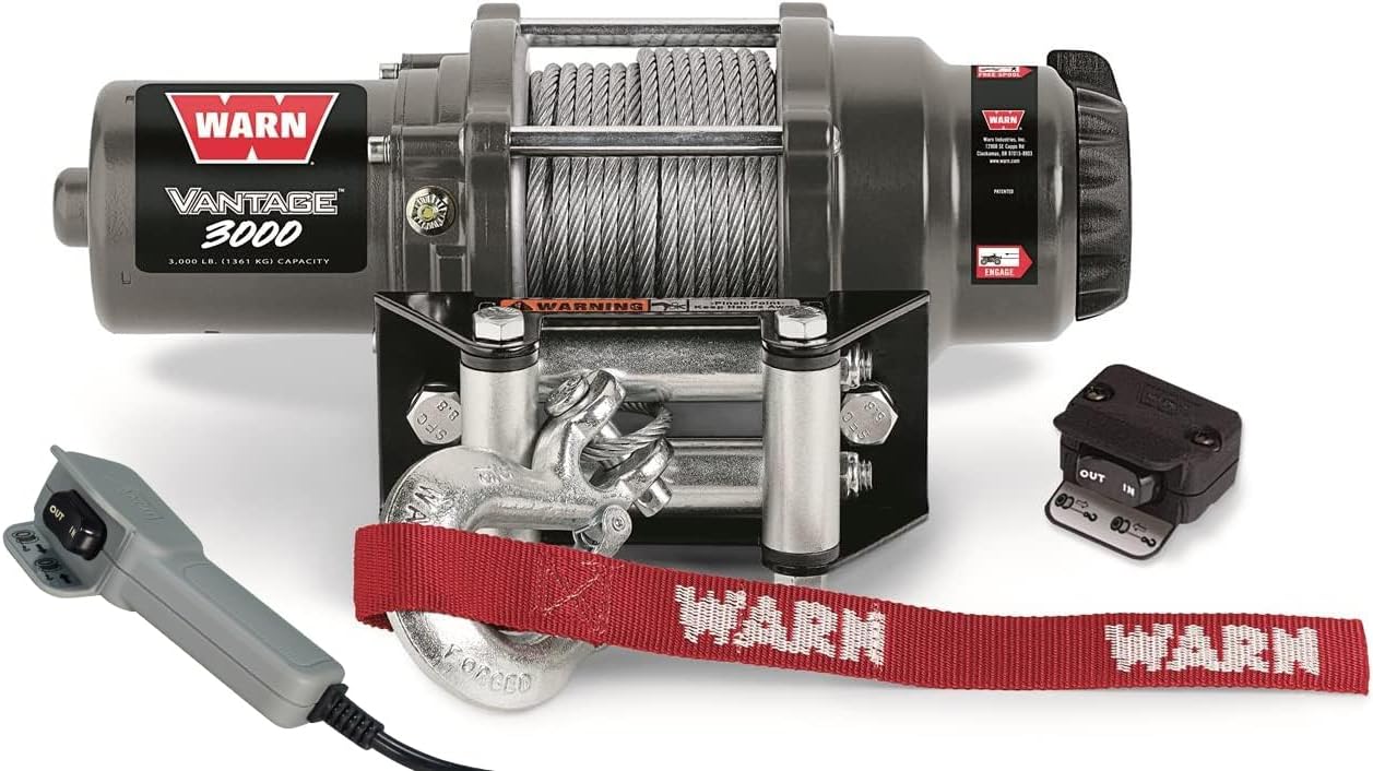 Warn Vantage 3000 Winch - 3000 lb. Capacity, 50' of 5/16