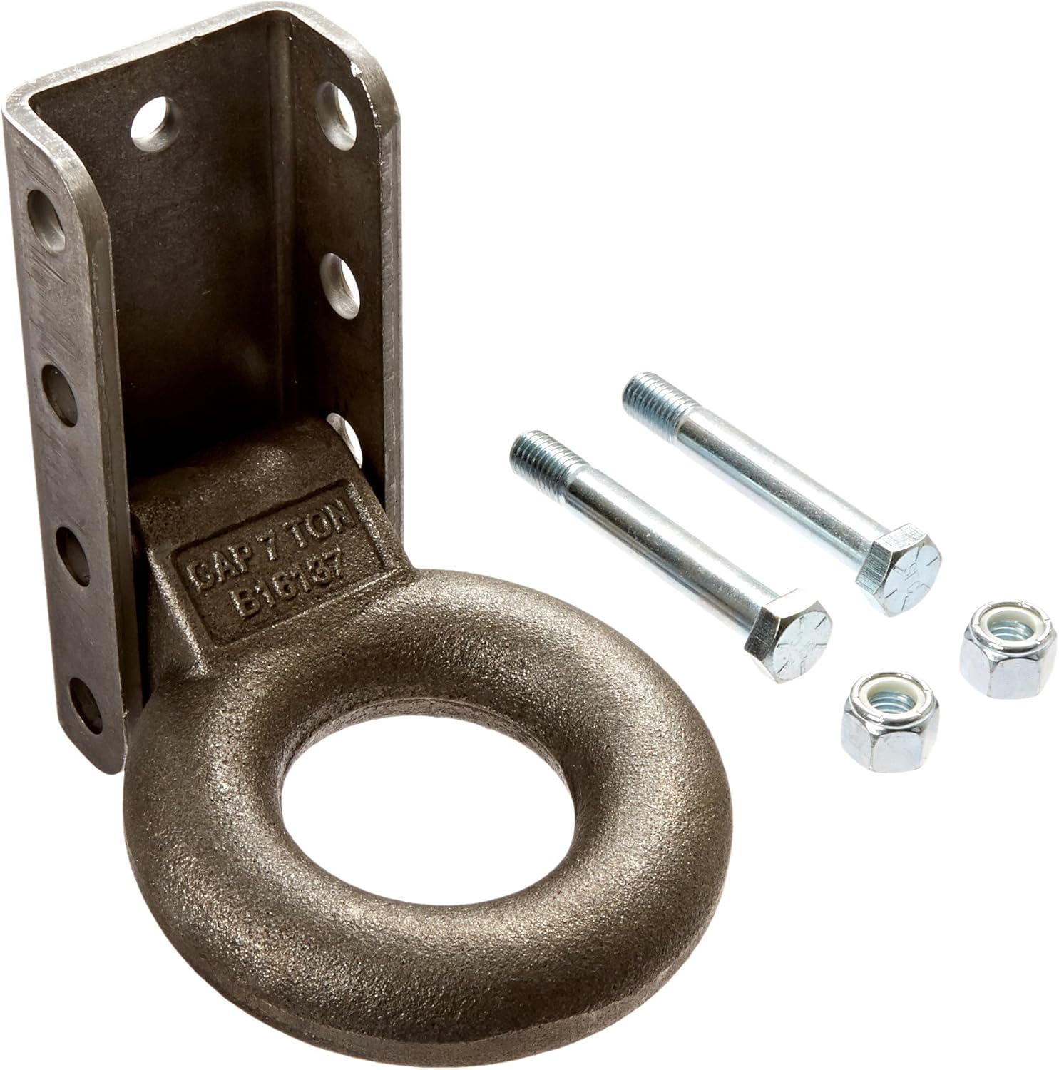 Buyers Products B18128 Adjustable Eye Assembly, 3 Position Iron Towing Assembly with 3