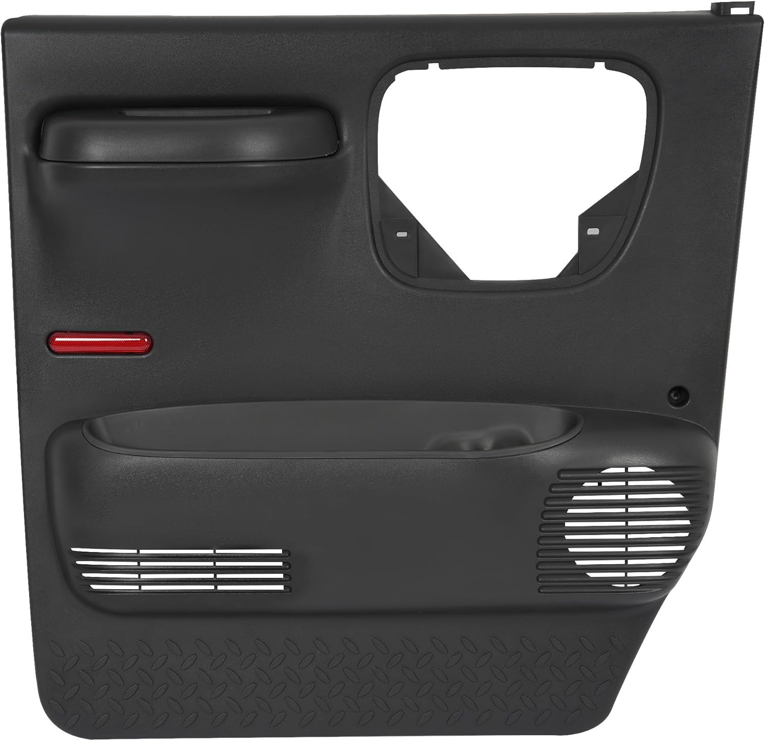 HECASA Inner Door Trim Panel Compatible with 2003-2009 Chevy Chevrolet Kodiak GMC Topkick C4500/C5500 Models with Rpo Codes Replacement for 15256417 Driver Side Gray