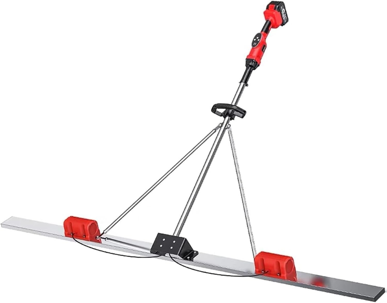 Concrete screed，Concrete float， Power Screed Concrete Finishing Vibra Tool, Vibration Set, Speed Setting, Vibrator(2battery,1.5M)