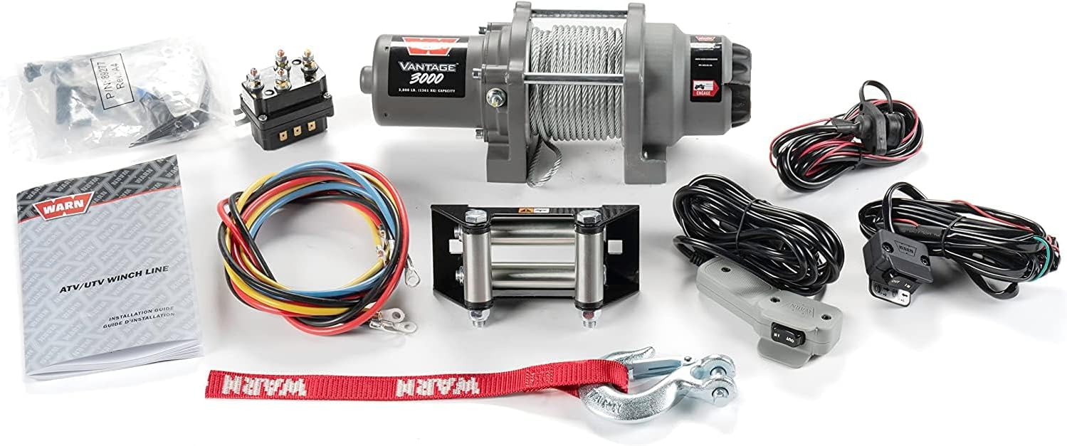 Warn Vantage 3000 Winch - 3000 lb. Capacity, 50' of 5/16