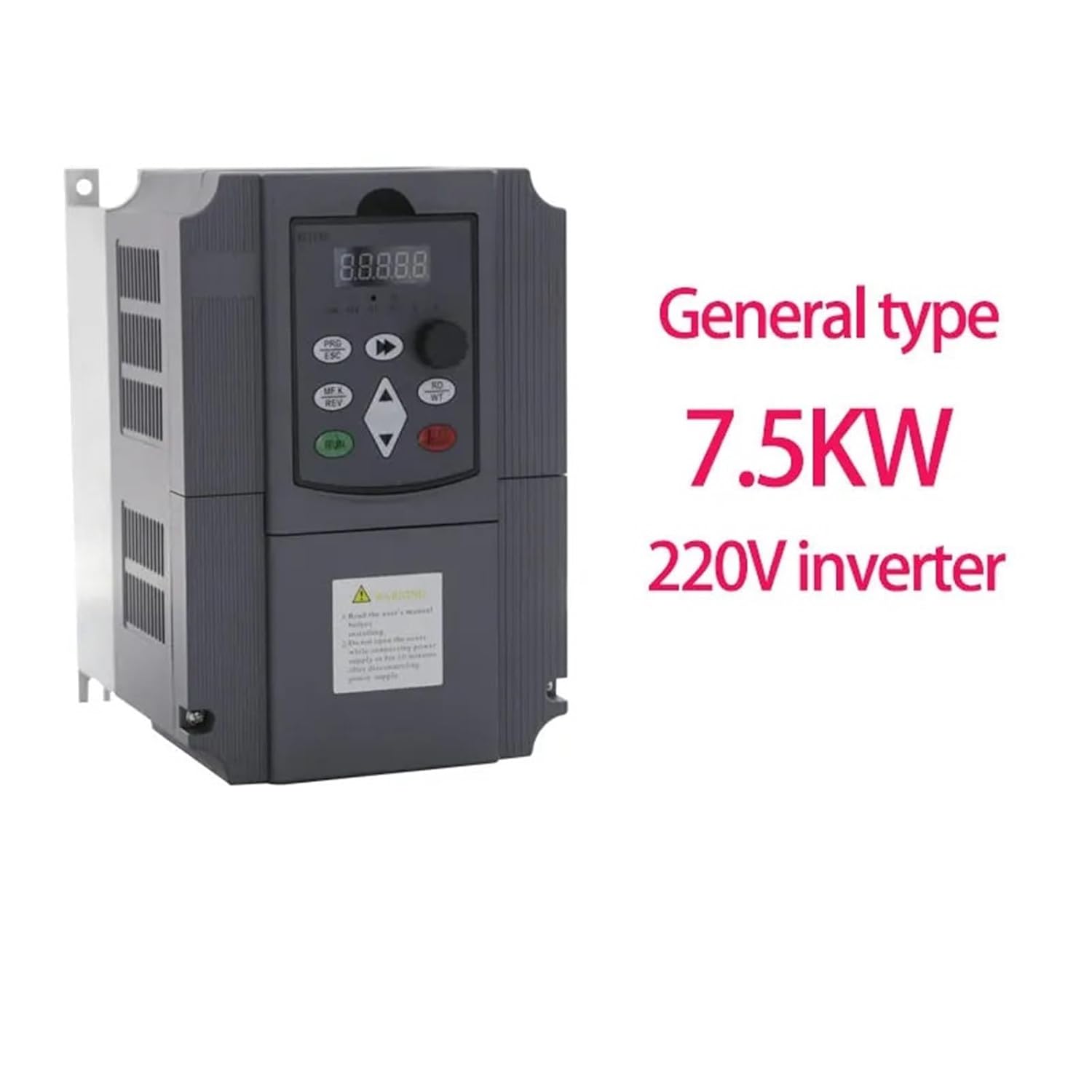 1Pcs 220V Single-Phase Inverter to Output 3-Phase 220v 380V 0.75KW/1.5KW/2.2KW/4KW/7.5KW VFD Frequency Converter Adjustable Speed(15KW-20HP,Three-Phase 380V)