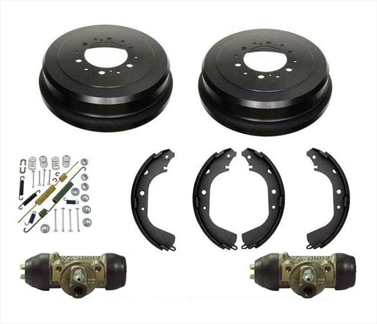 6 Lug Drums & Shoes Spring Wheel Cylinder Replacement Parts For Toyota 4 Runner 1986 1987 1988 1989 1990 1991 1992 1993 1994 1995 1996 1998 1999 2000 4 wheel Drive