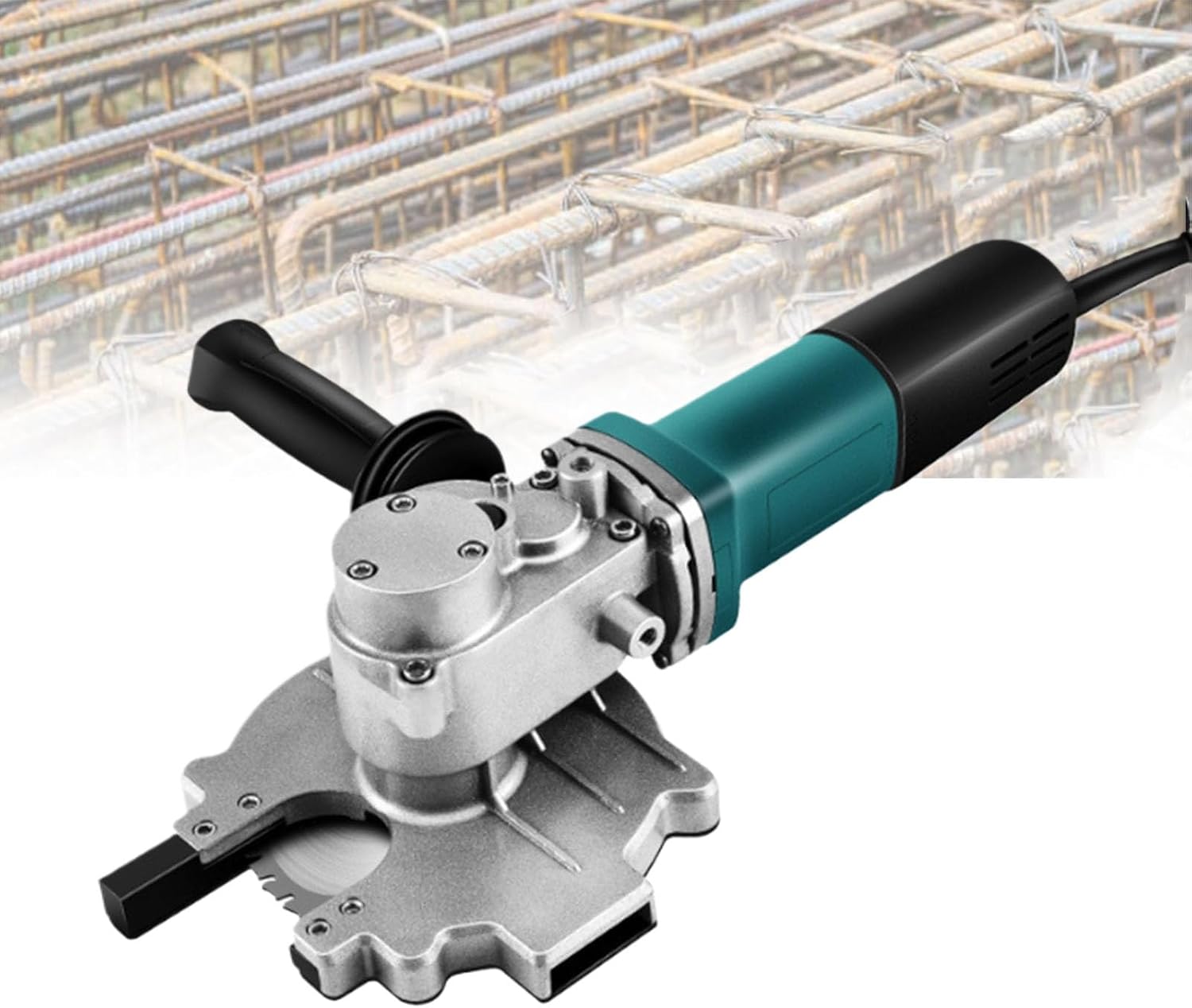 220V/1680W Electric Steel Bar Cutting Saw, with A Cutting Speed of 5-8S,Equipped with 2Pcs Saw Blades And Metal Cutting Tools,Capable of Cutting 4-40Mm Steel Bars