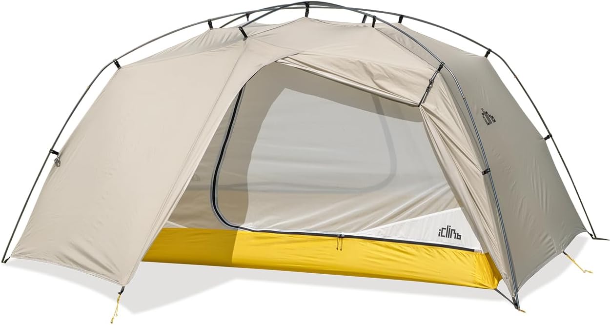 iClimb Ultralight 2 Person 3 Season Tent Waterproof for Outdoor Backpacking Camping Hiking Trekking Mountaineering