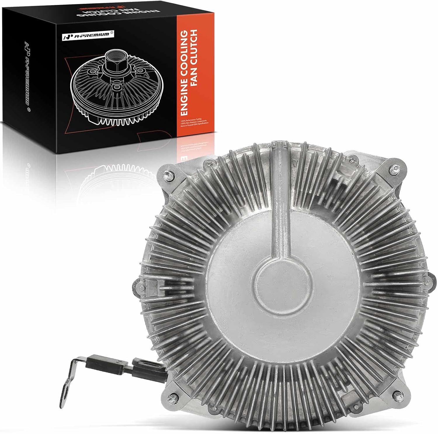 A-Premium Engine Cooling Fan Clutch Compatible with Ford F-250 Super Duty 2020-2022, F-350 Super Duty 2020-2022, F-600 Super Duty 2021-2022, 6.7L, Single Rear Wheels, Replace# LC3Z8A616D, LC348A616EB