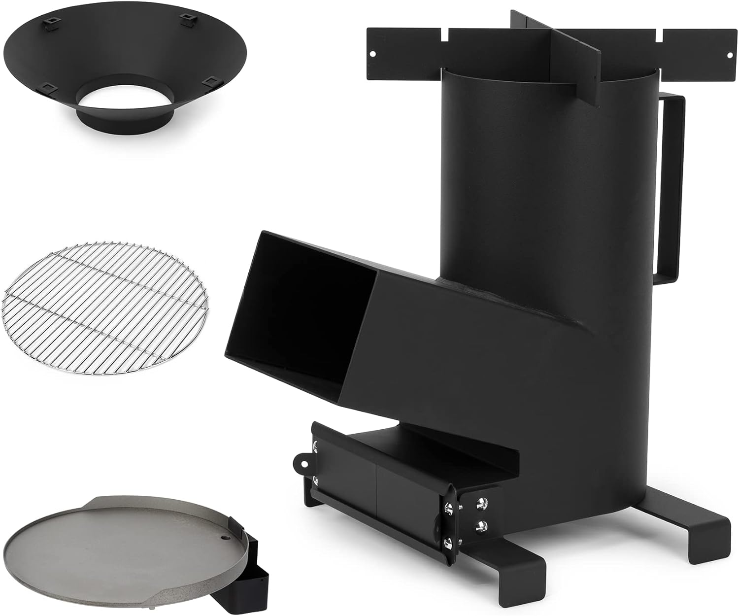 3-in-1 Camp Rocket Stove with 14.5