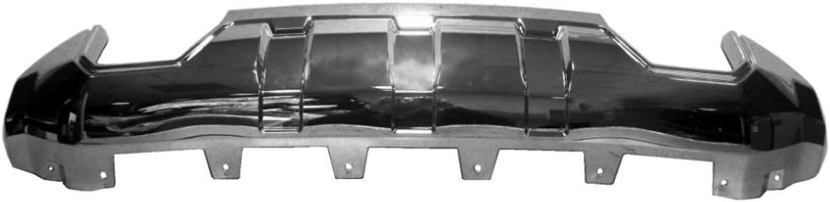 2016-2018 Gmc Sierra Front Skid Plate; 1500 Series; Chrome Finish; Made Of Abs Plastic Partslink GM1015121C